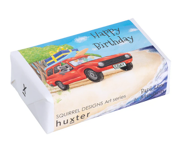 Huxter Soap - Happy Birthday Koala Driving